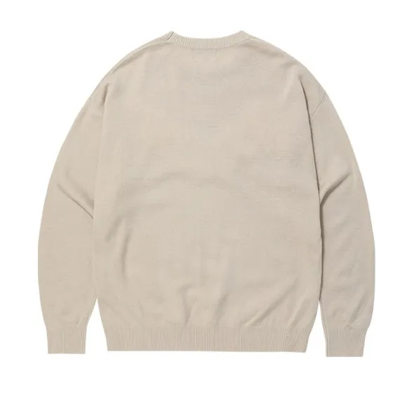 WOOALONG  |Crew Neck Stripes Unisex Nylon Street Style U-Neck