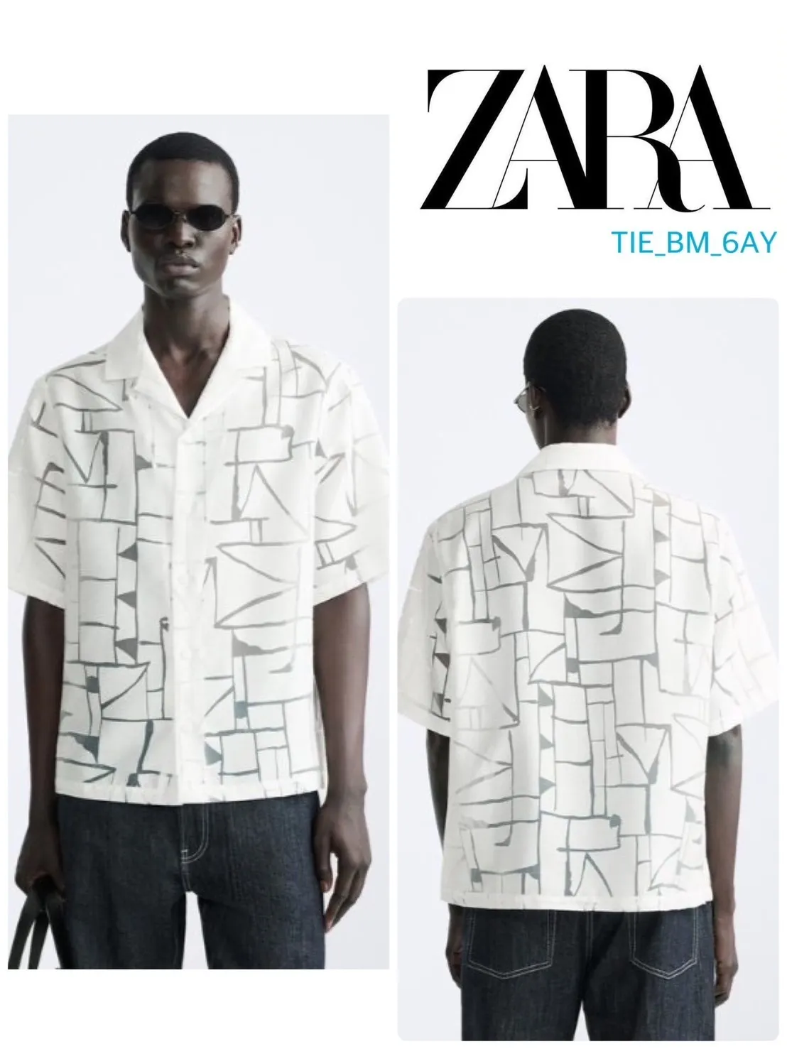 ZARA  |Short Sleeves Shirts