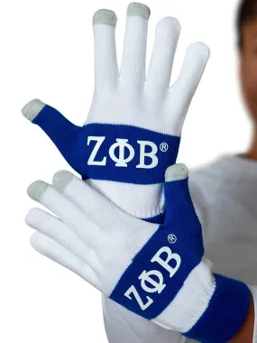 Zeta Phi Beta: Knit Texting Gloves